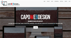 Desktop Screenshot of capowebdesign.com